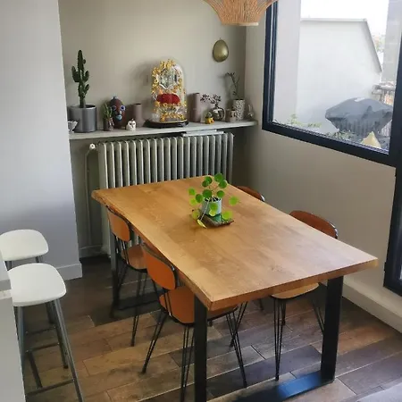 Bright Spacious Architects' Apt Near Park, With Terrace, View Of Sacre Coeur, Baby Ok! شقة باريس
