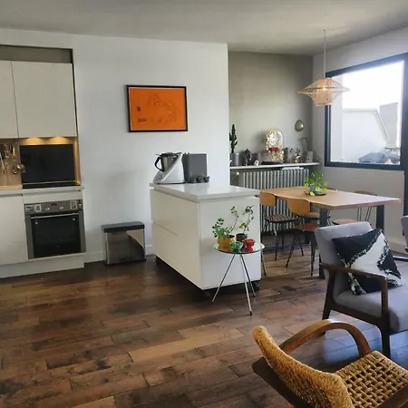 Bright Spacious Architects' Apt Near Park, With Terrace, View Of Sacre Coeur, Baby Ok! شقة
