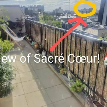شقة Bright Spacious Architects' Apt Near Park, With Terrace, View Of Sacre Coeur, Baby Ok! *