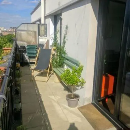 شقة Bright Spacious Architects' Apt Near Park, With Terrace, View Of Sacre Coeur, Baby Ok! باريس